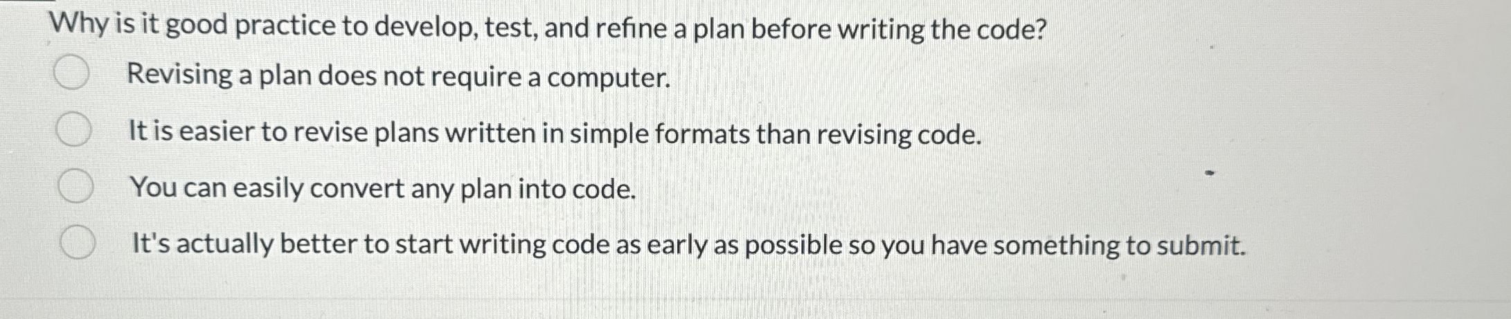 Why is it good practice to develop, test, and