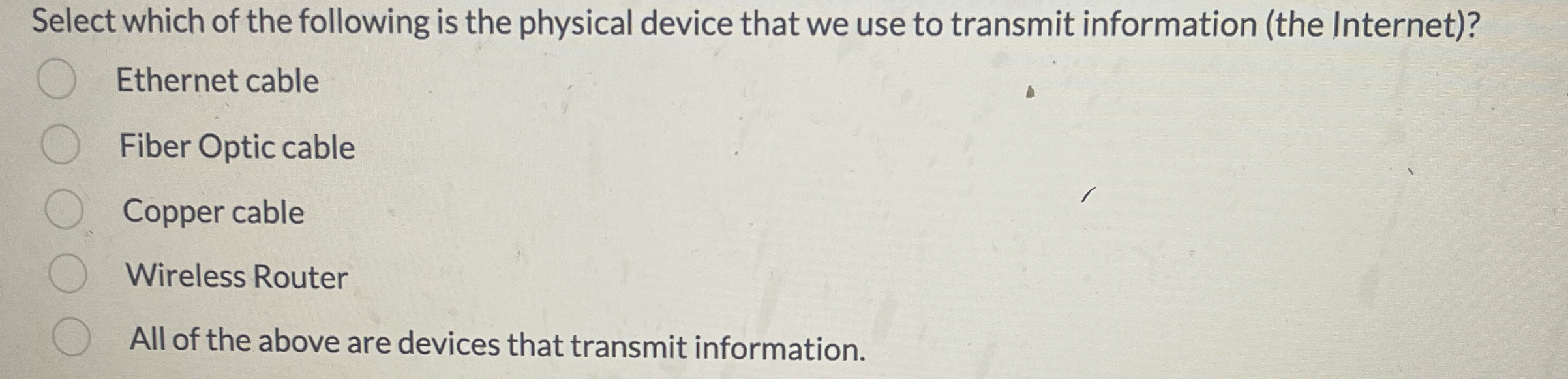 Select which of the following is the physical