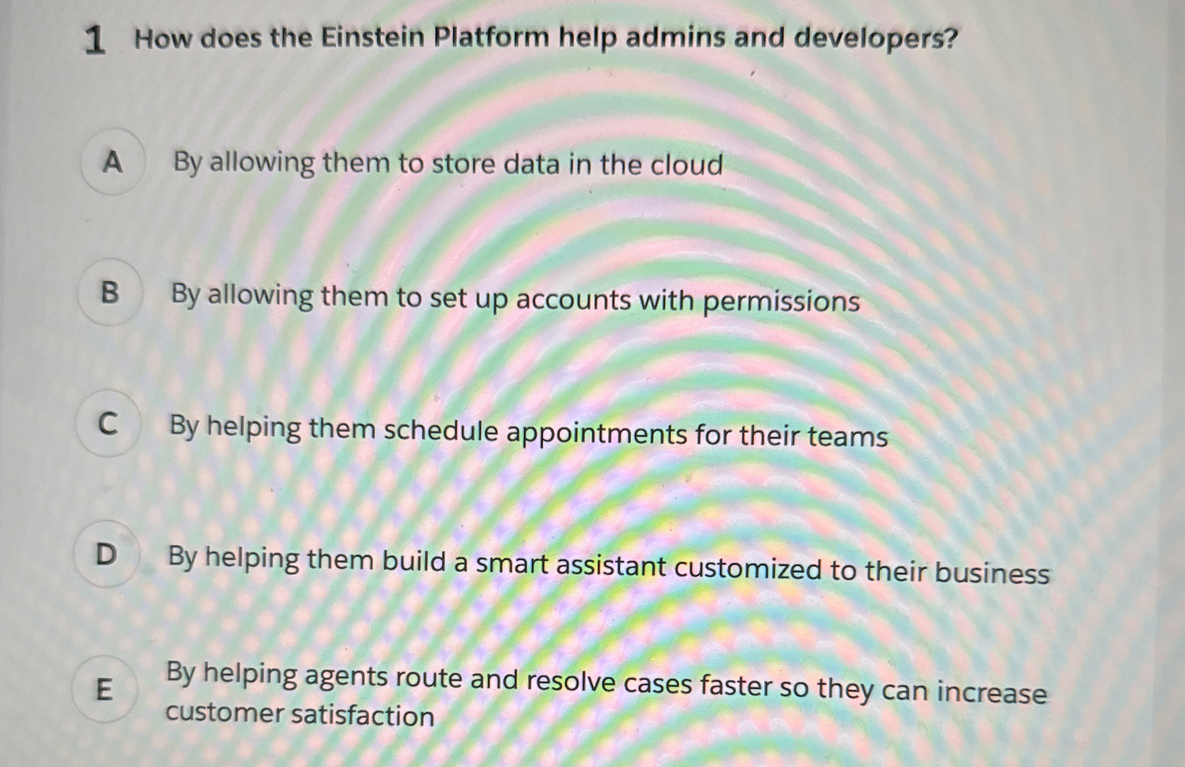 1 How does the Einstein Platform help admins and
