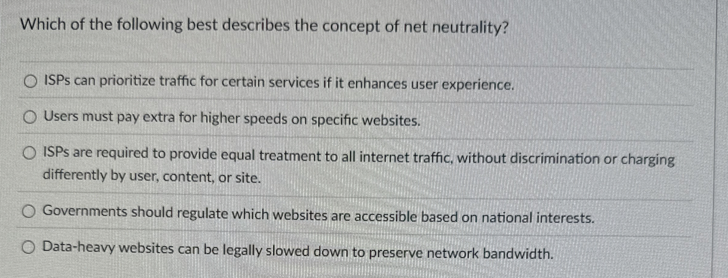 Which of the following best describes the concept