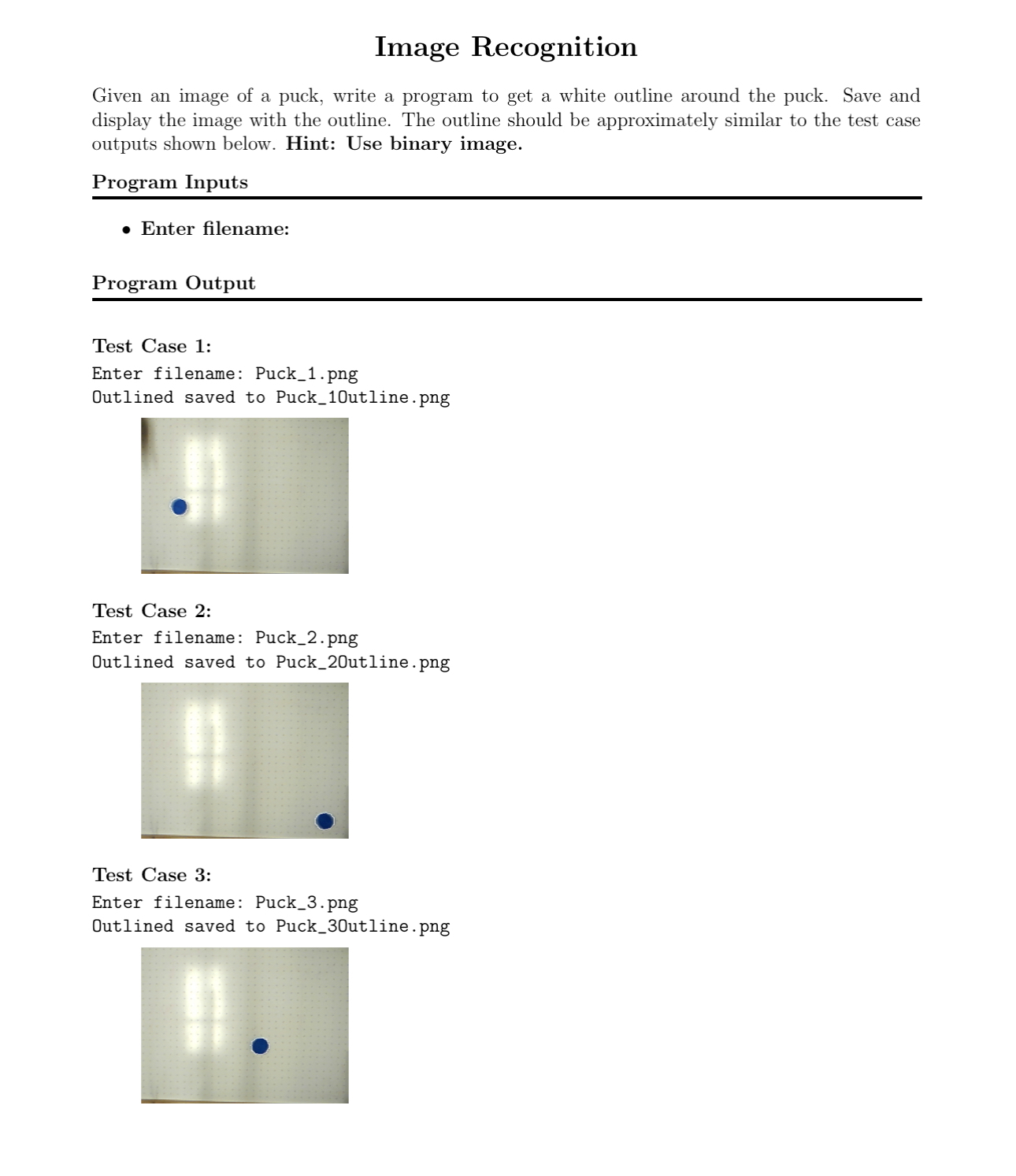 Write a code in MatLab. Image Recognition Given