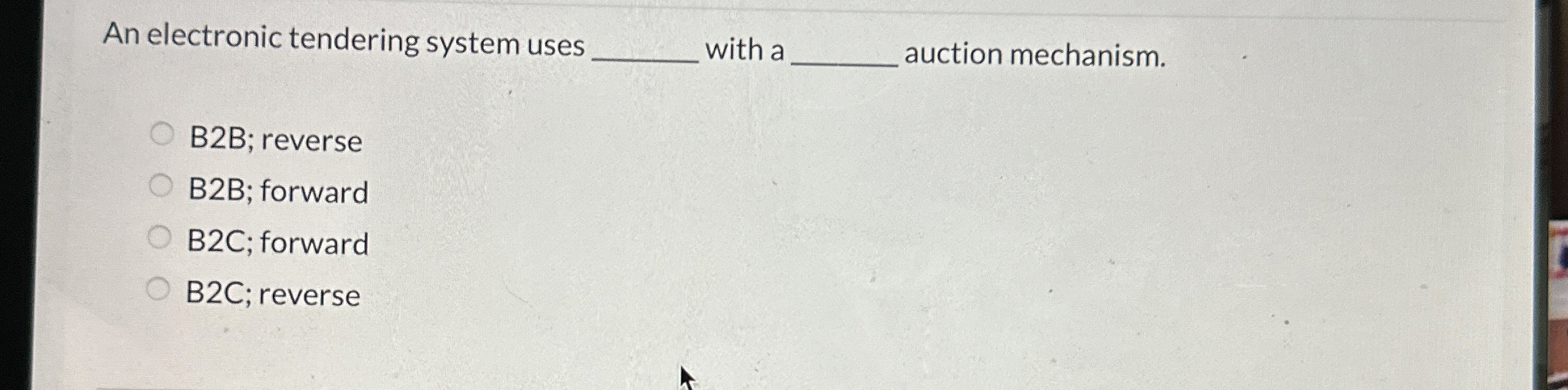 An electronic tendering system uses with a