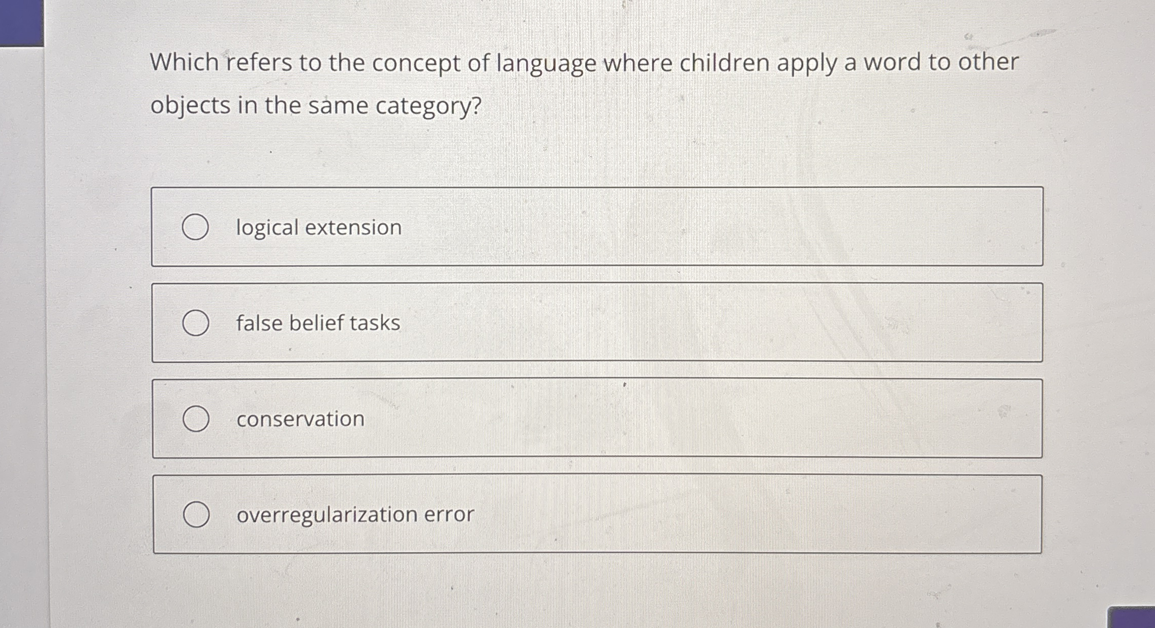 Which refers to the concept of language where
