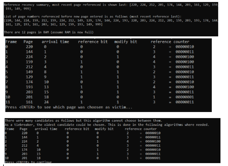 . Clock i . Fully explain why the victim chosen