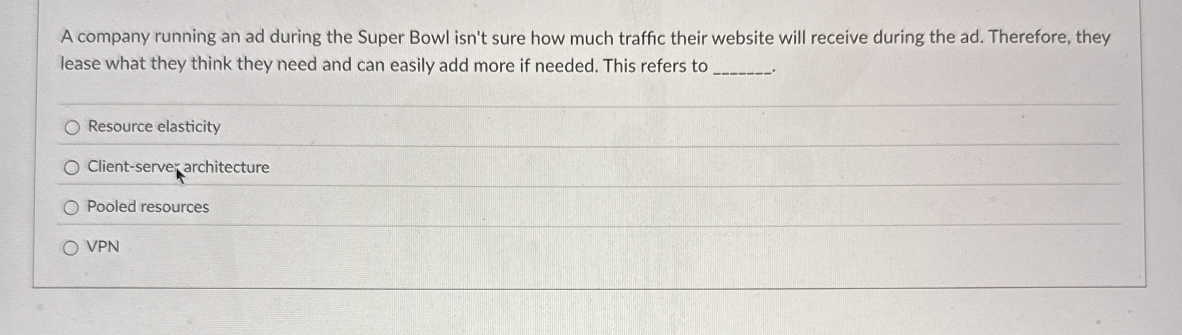 A company running an ad during the Super Bowl