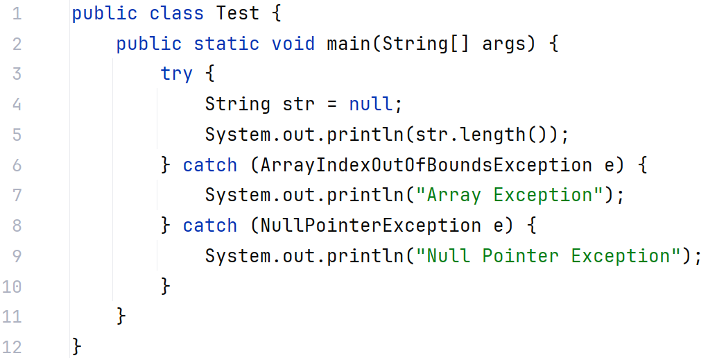 What will code output? public class Test { public