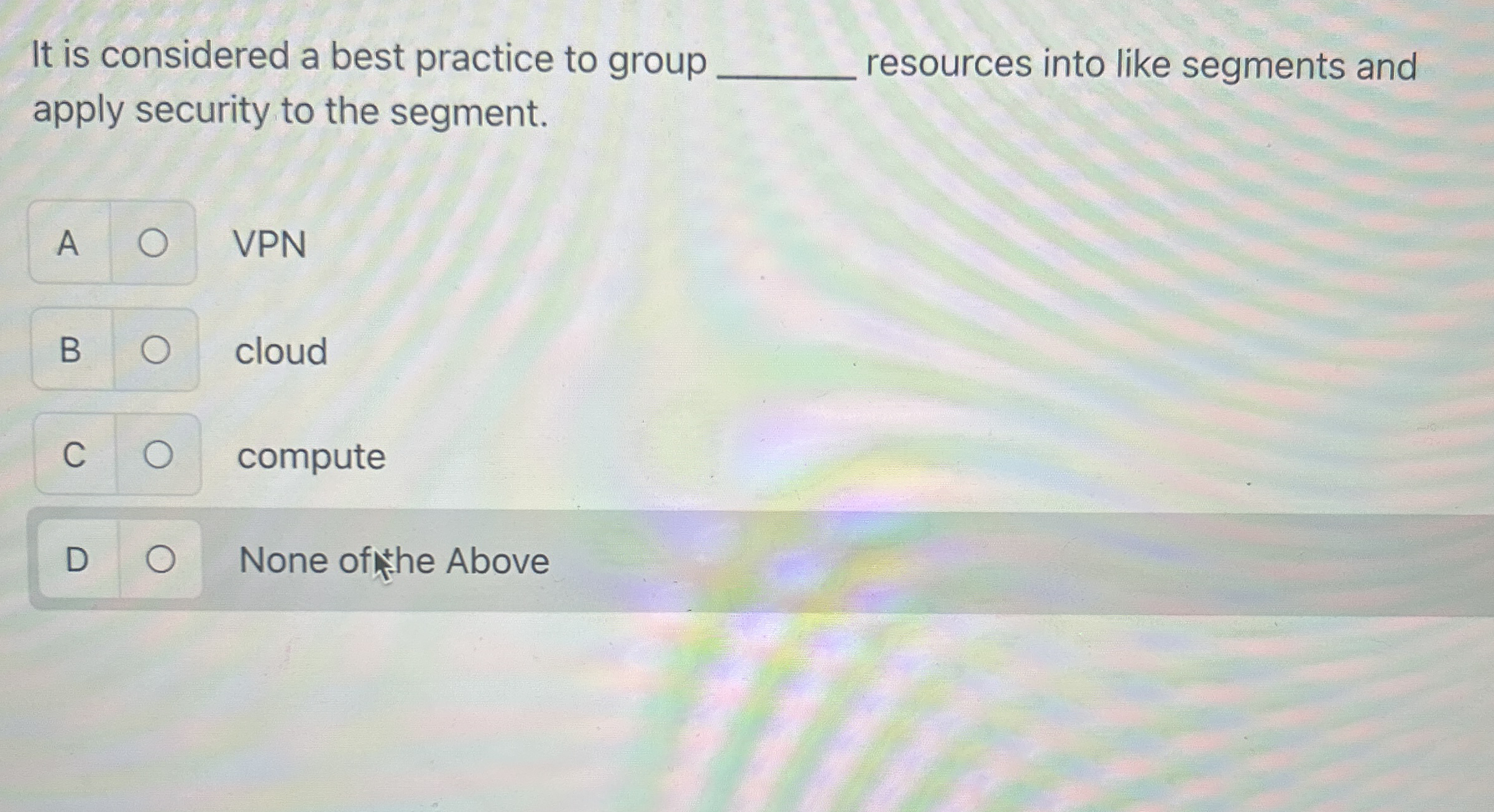 It is considered a best practice to group