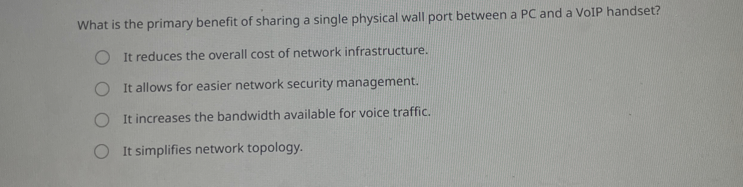 What is the primary benefit of sharing a single