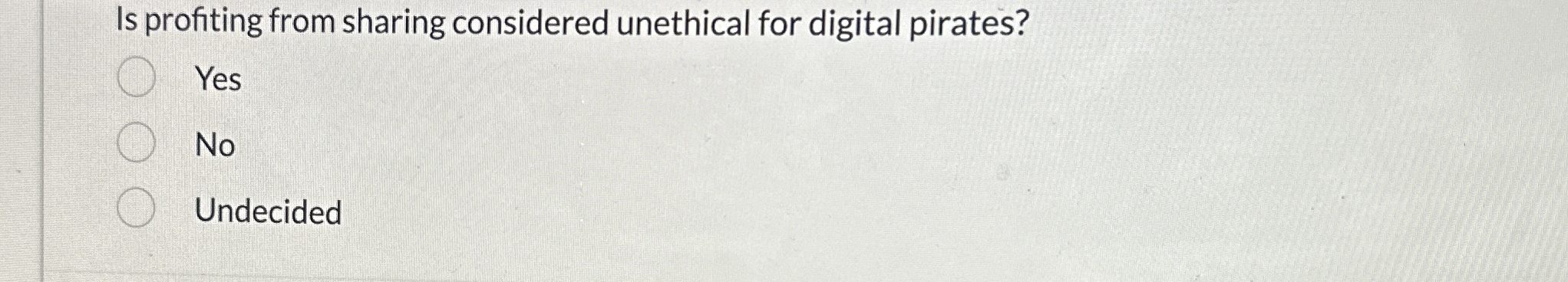Is profiting from sharing considered unethical