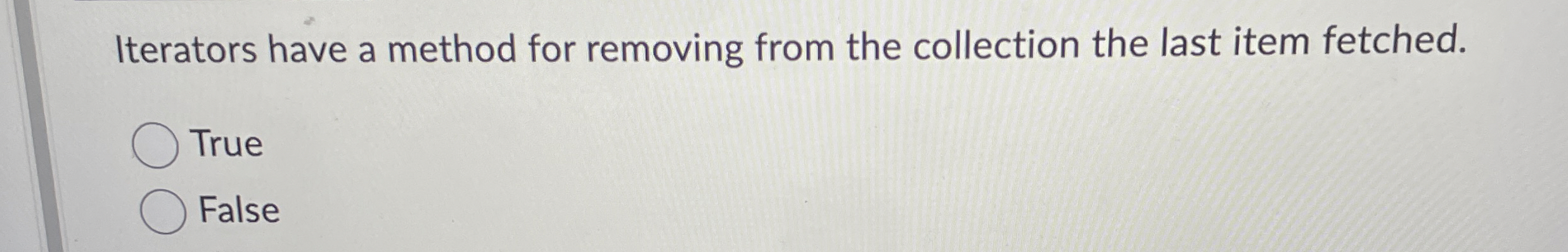 Iterators have a method for removing from the