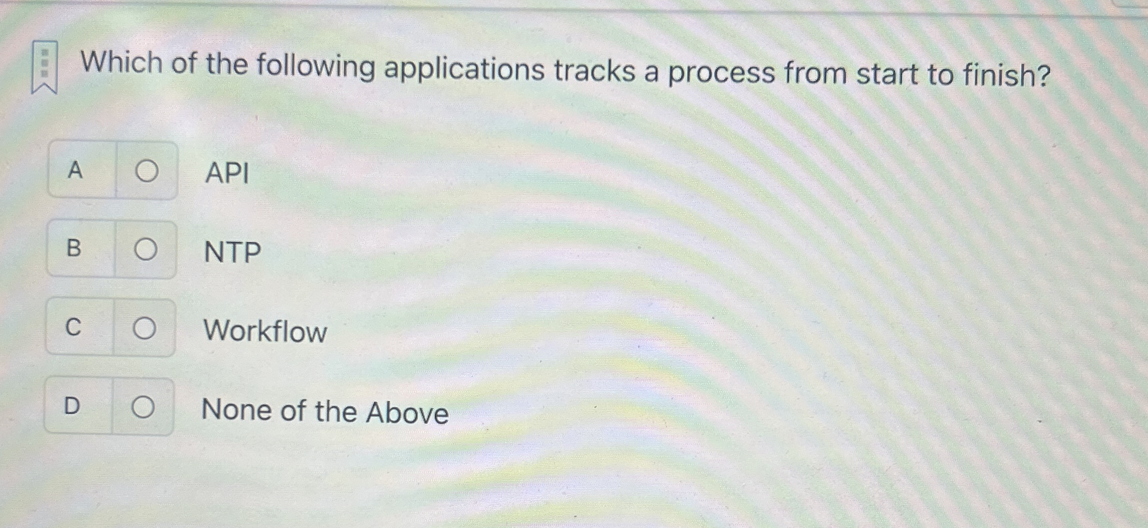 Which of the following applications tracks a