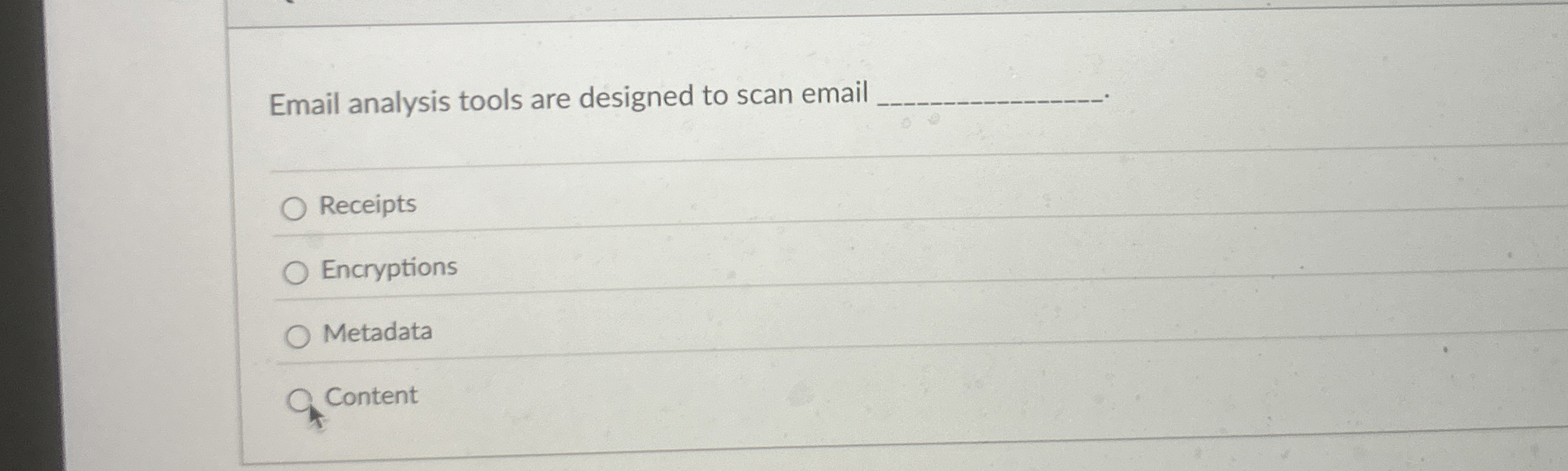 Email analysis tools are designed to scan email