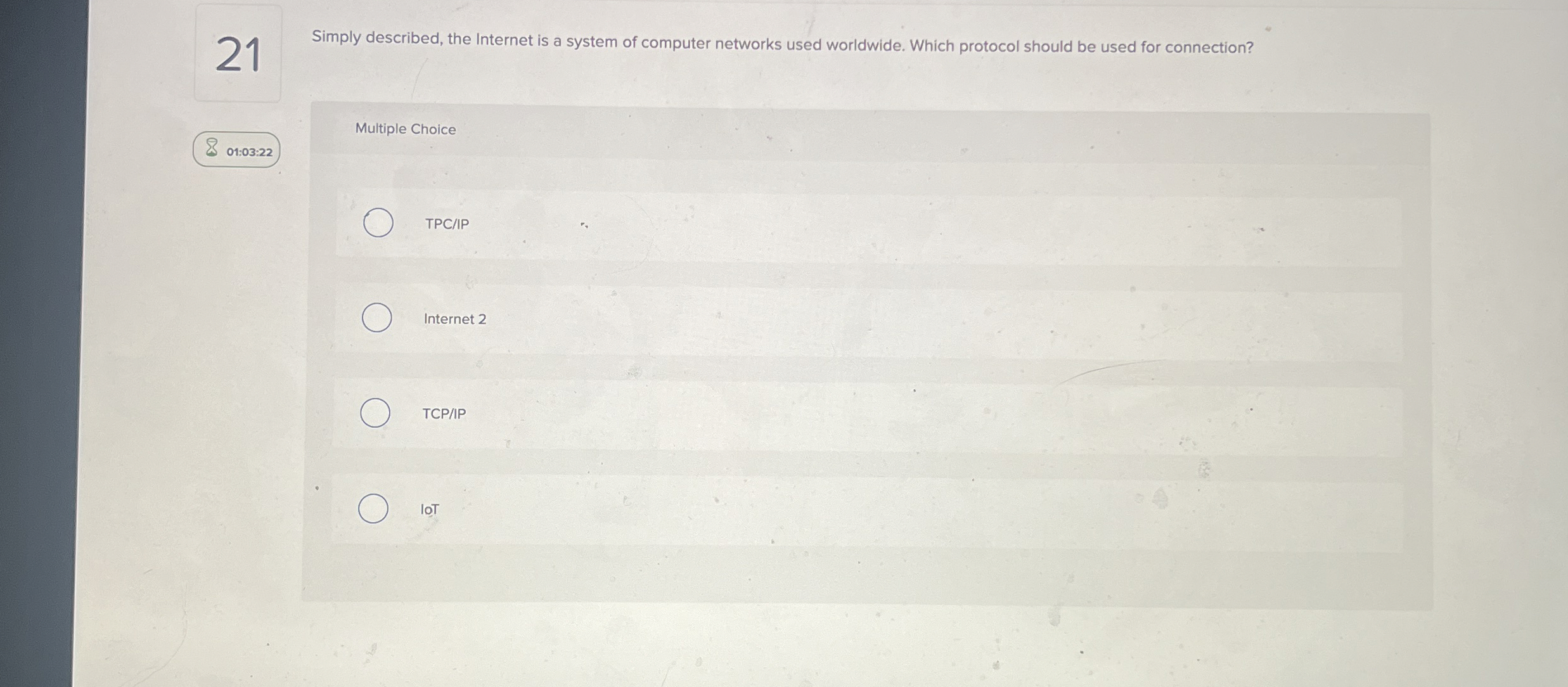 2 1 Simply described, the Internet is a system of