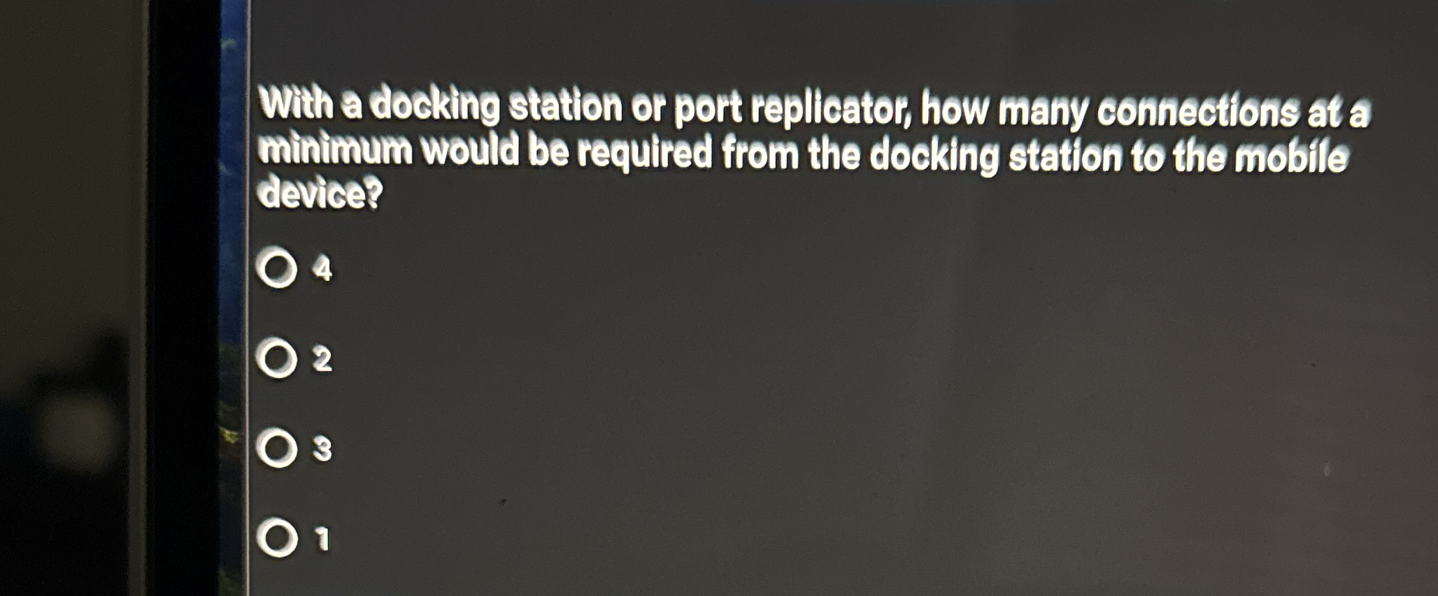 With a dooking station or port replicator, how