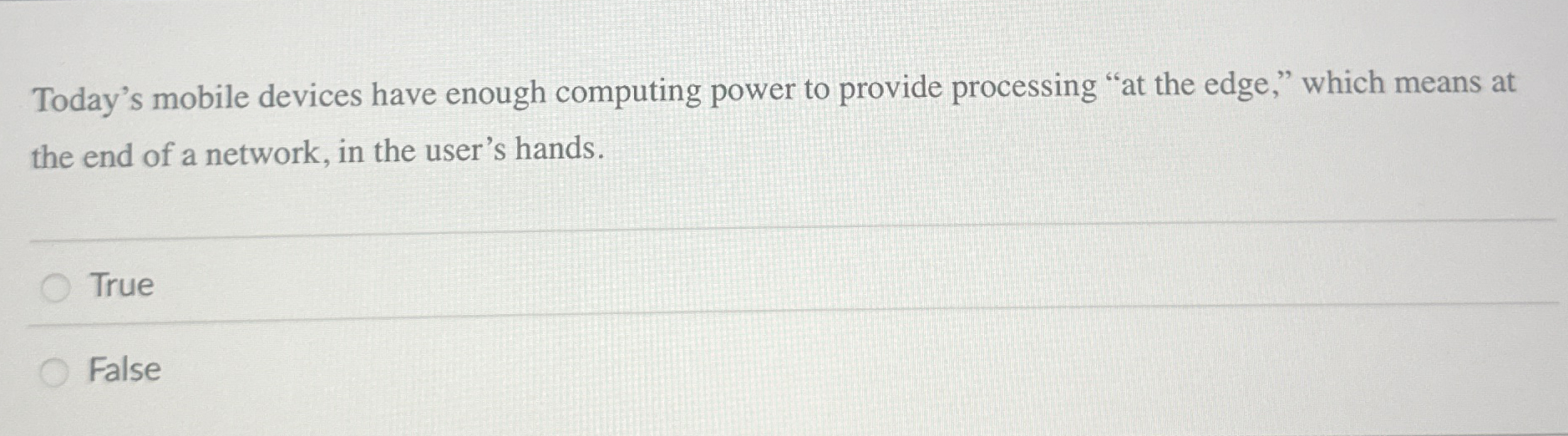 Today's mobile devices have enough computing
