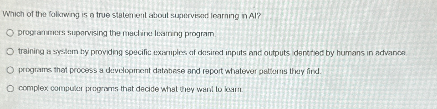 Which of the following is a true statement about