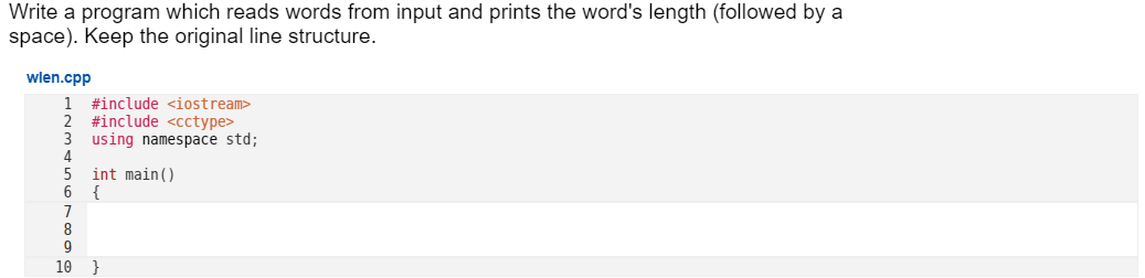 I need this in c + + please. thank you Show all