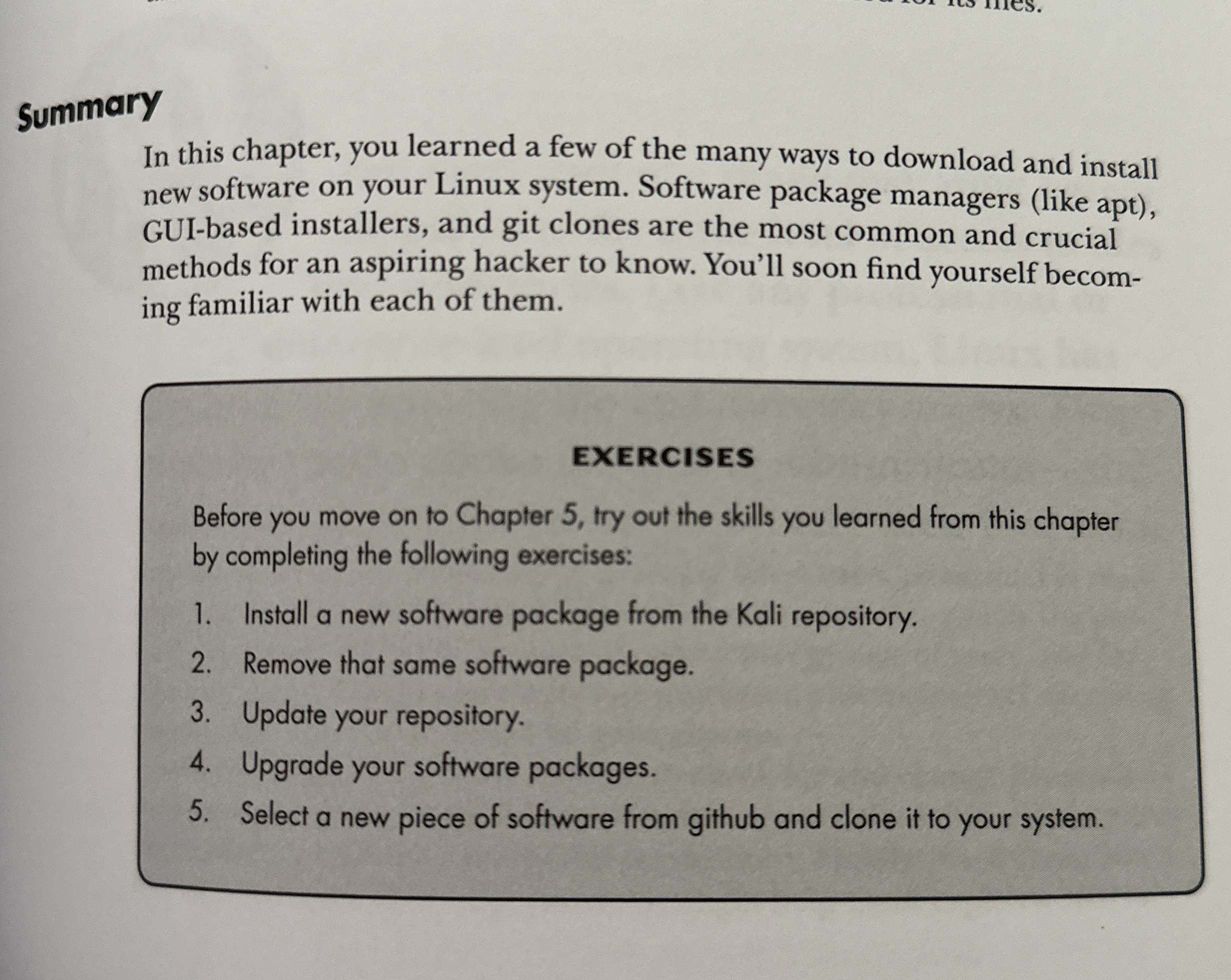 Summary In this chapter, you learned a few of the