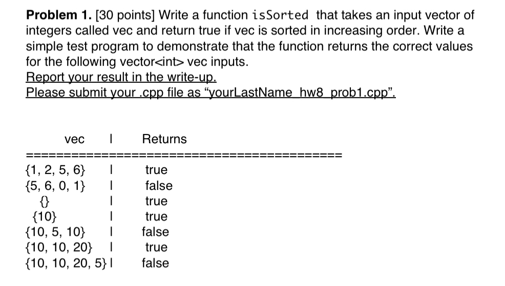 Problem 1 . [ 3 0 points ] Write a function