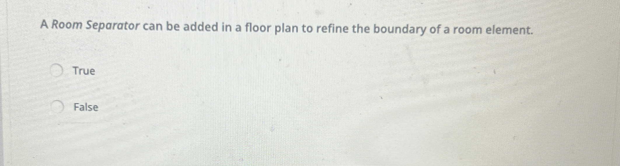 A Room Separator can be added in a floor plan to