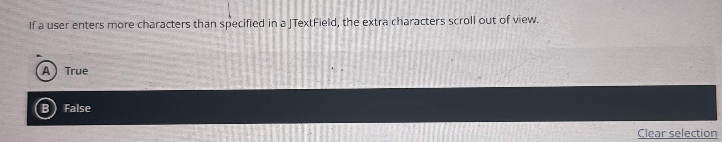 If a user enters more characters than specified