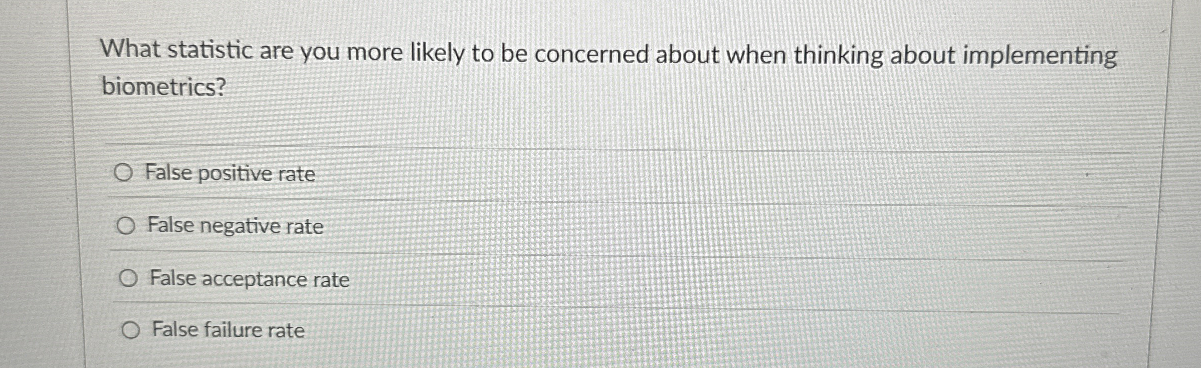 What statistic are you more likely to be