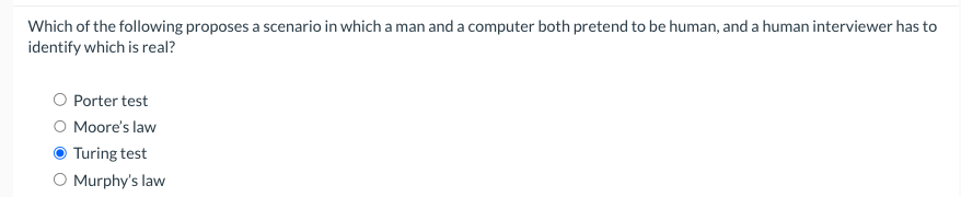 Which of the following proposes a scenario in