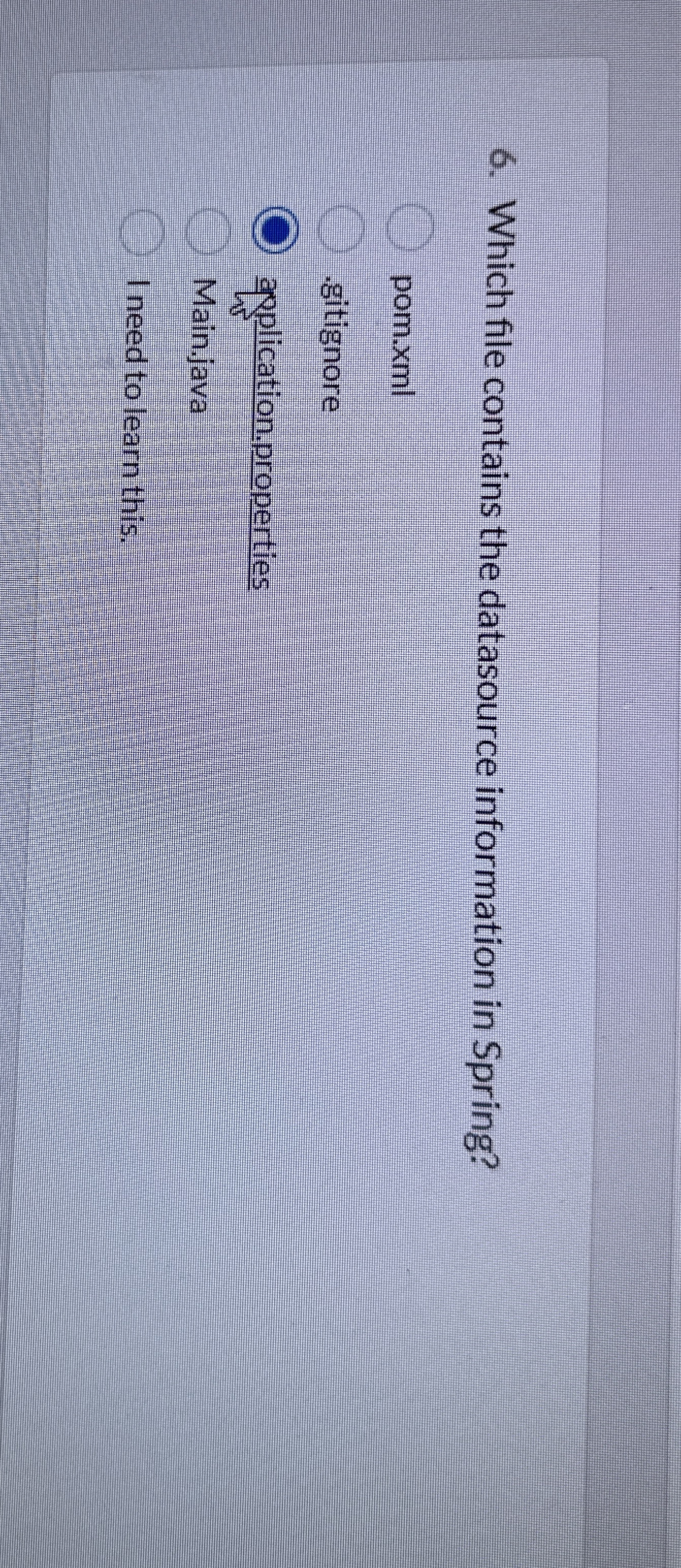 Which file contains the datasource information in