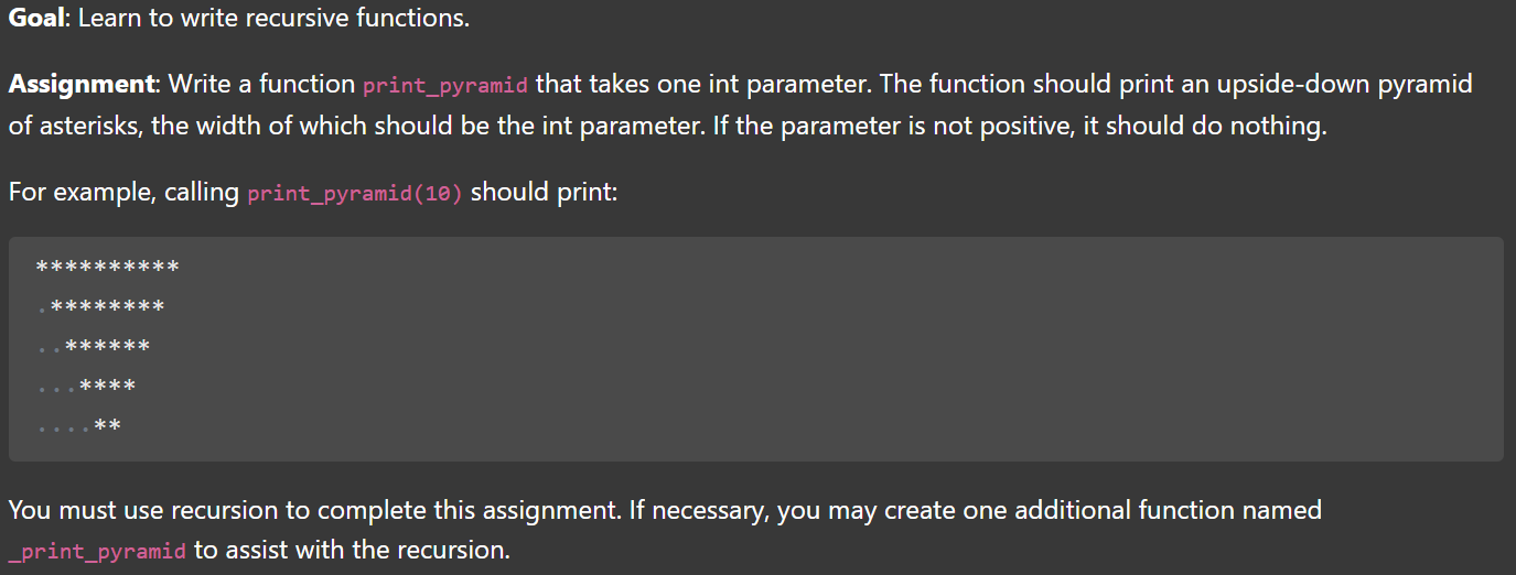 please solve the following in python and provide