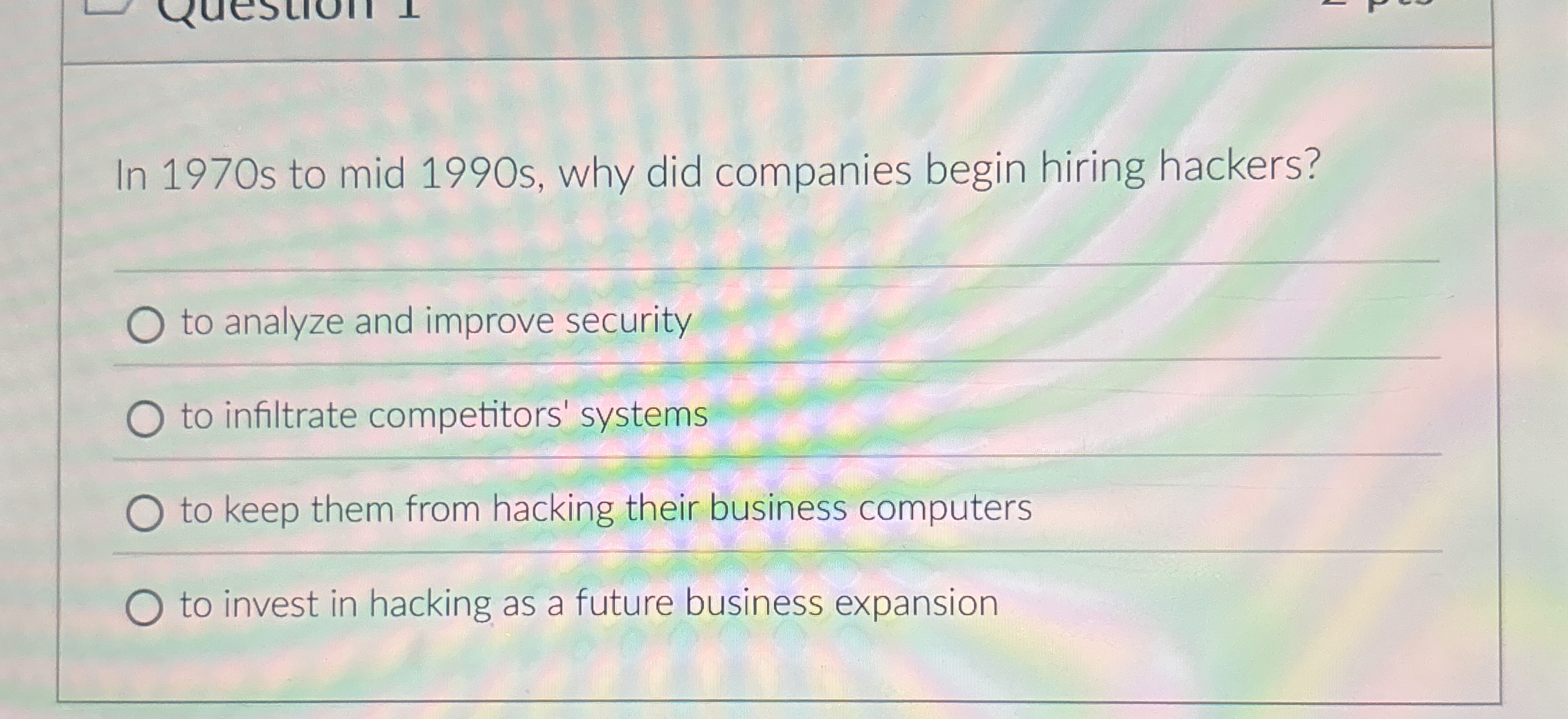 In 1 9 7 0 s to mid 1 9 9 0 s , why did companies
