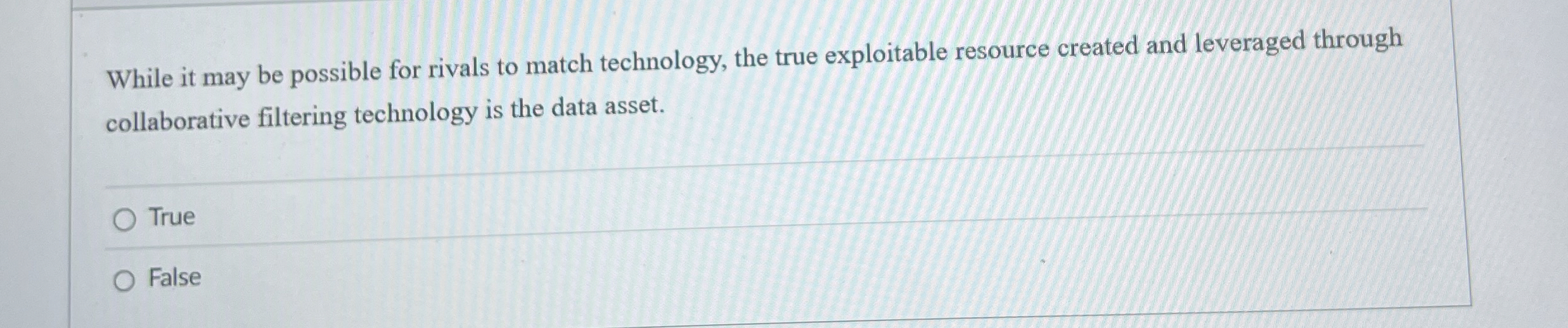 While it may be possible for rivals to match