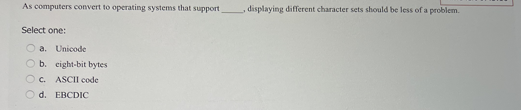 As computers convert to operating systems that