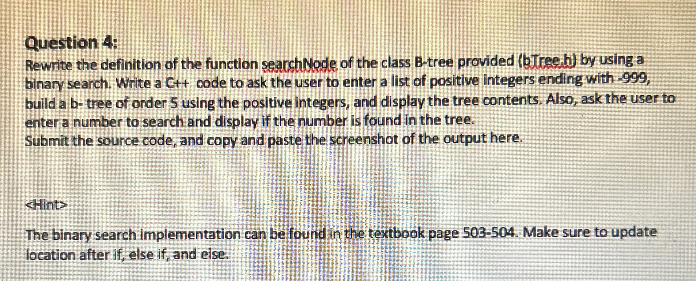 Question 4 : Rewrite the definition of the
