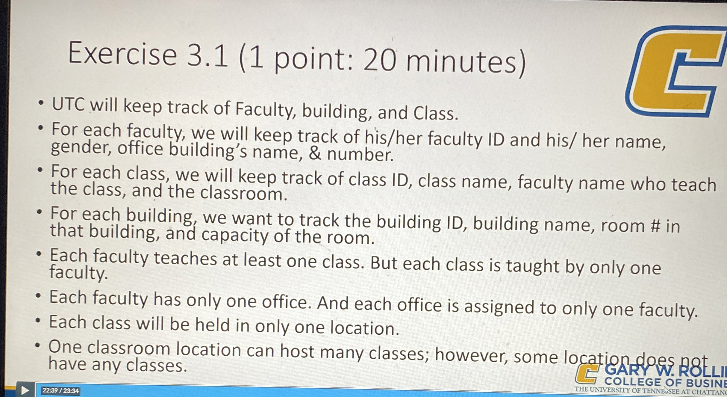 Exercise 3 . 1 ( 1 point: 2 0 minutes ) UTC will
