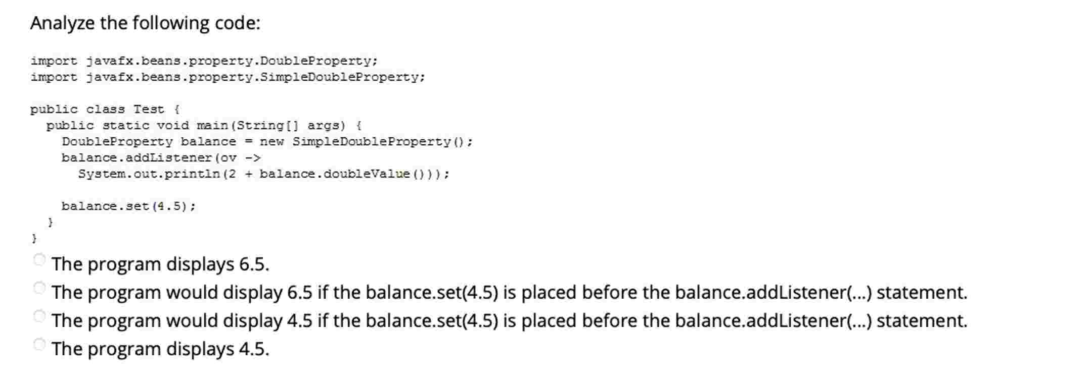 Which of the following statements are true? A