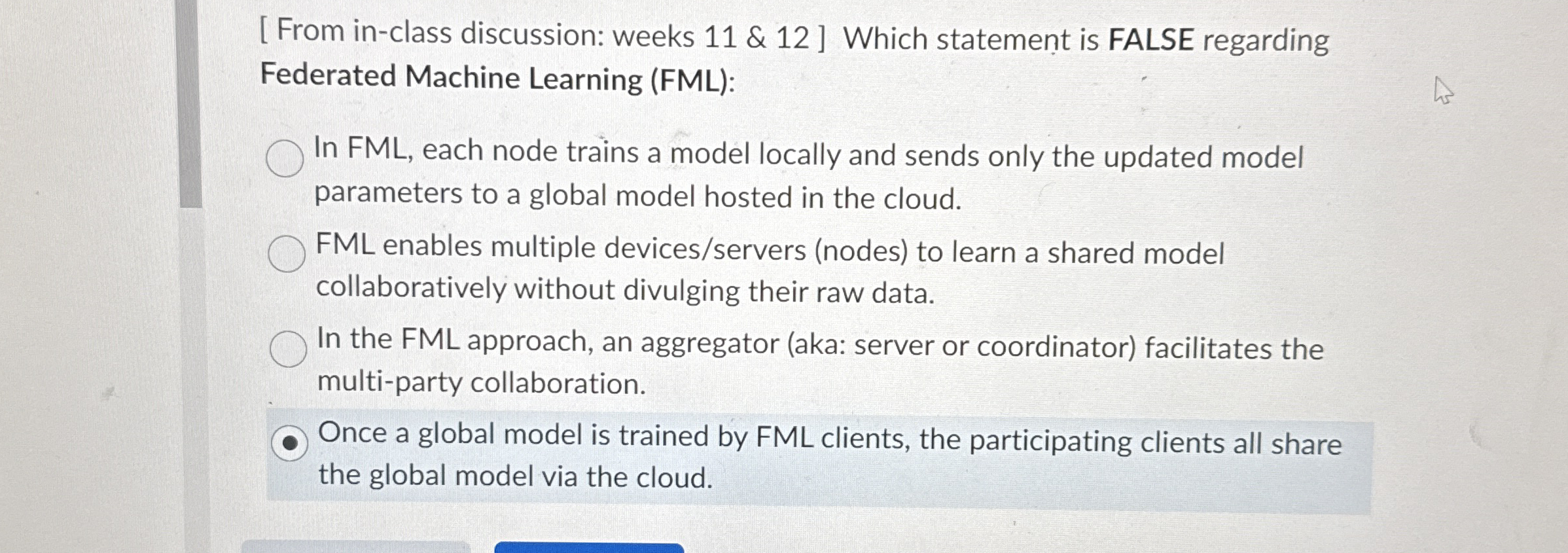 [ From in - class discussion: weeks 1 1 & 1 2 ]