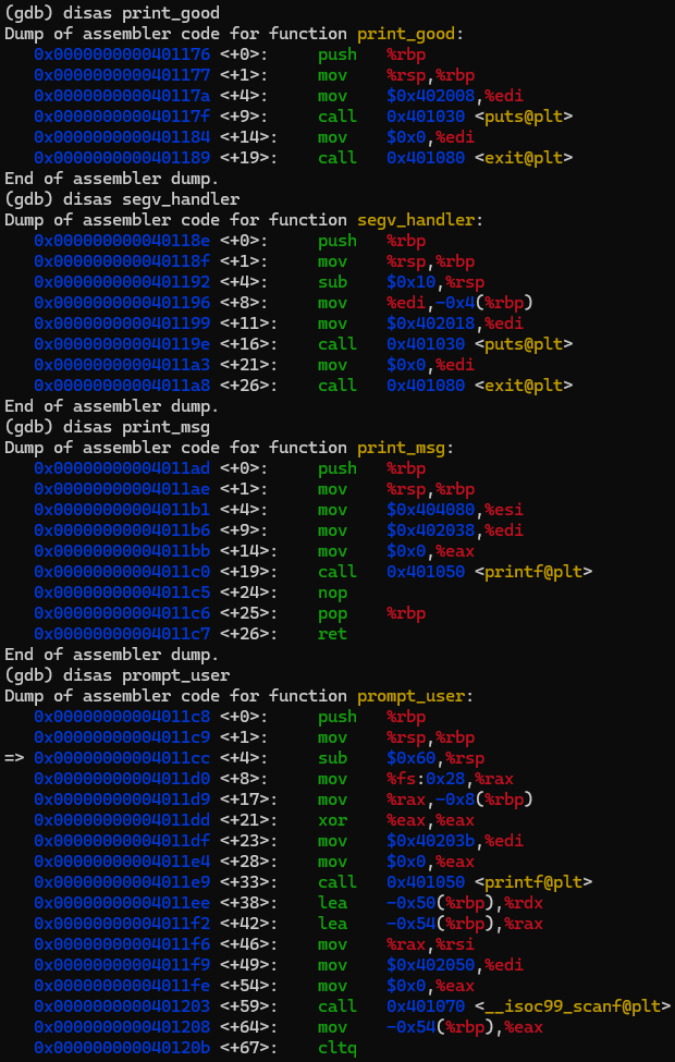 Stack canaries and non - executable stacks make