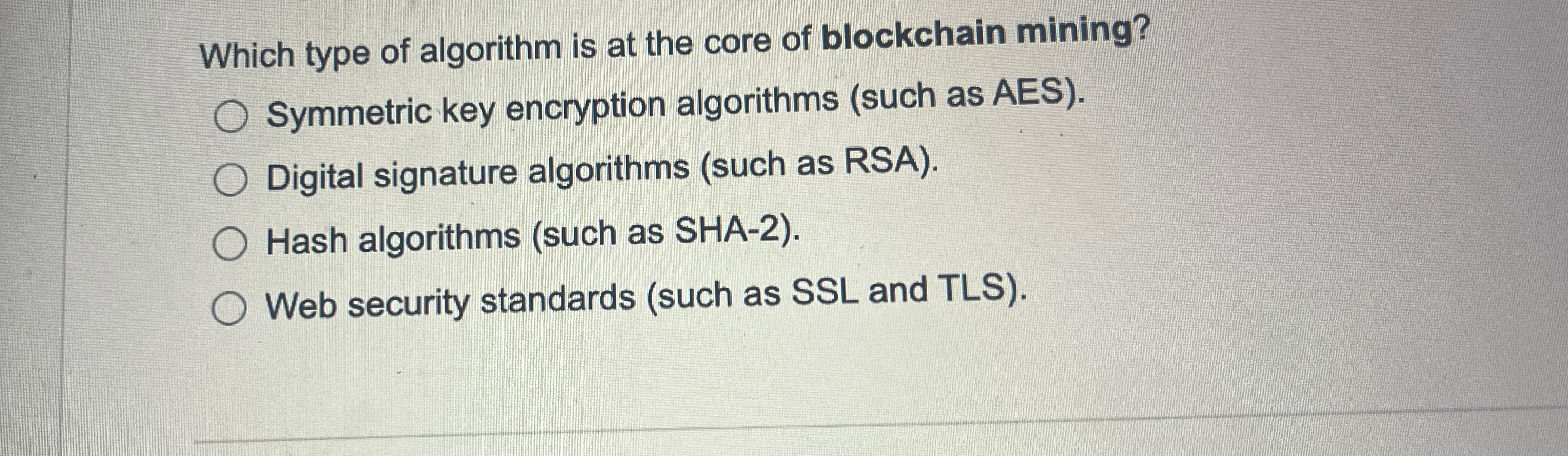 Which type of algorithm is at the core of