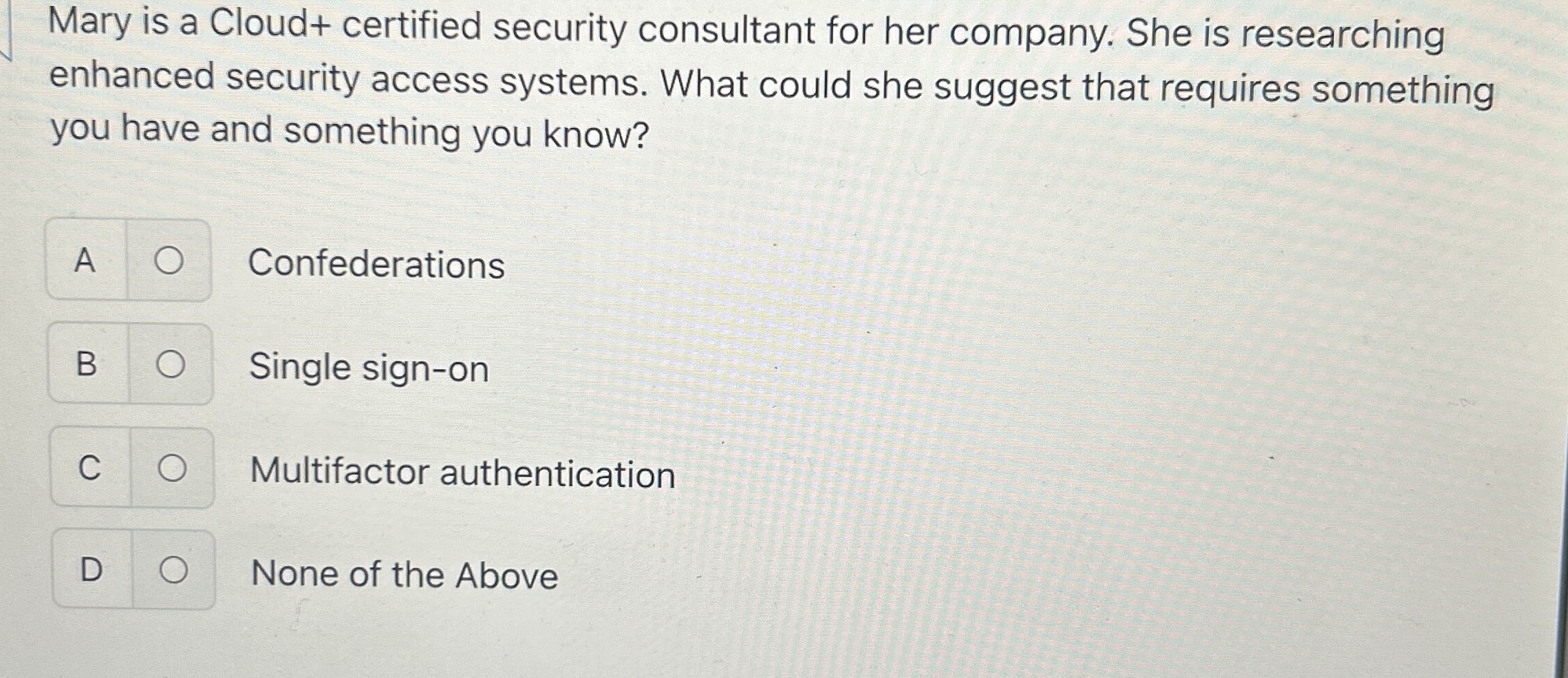 Mary is a Cloud + certified security consultant