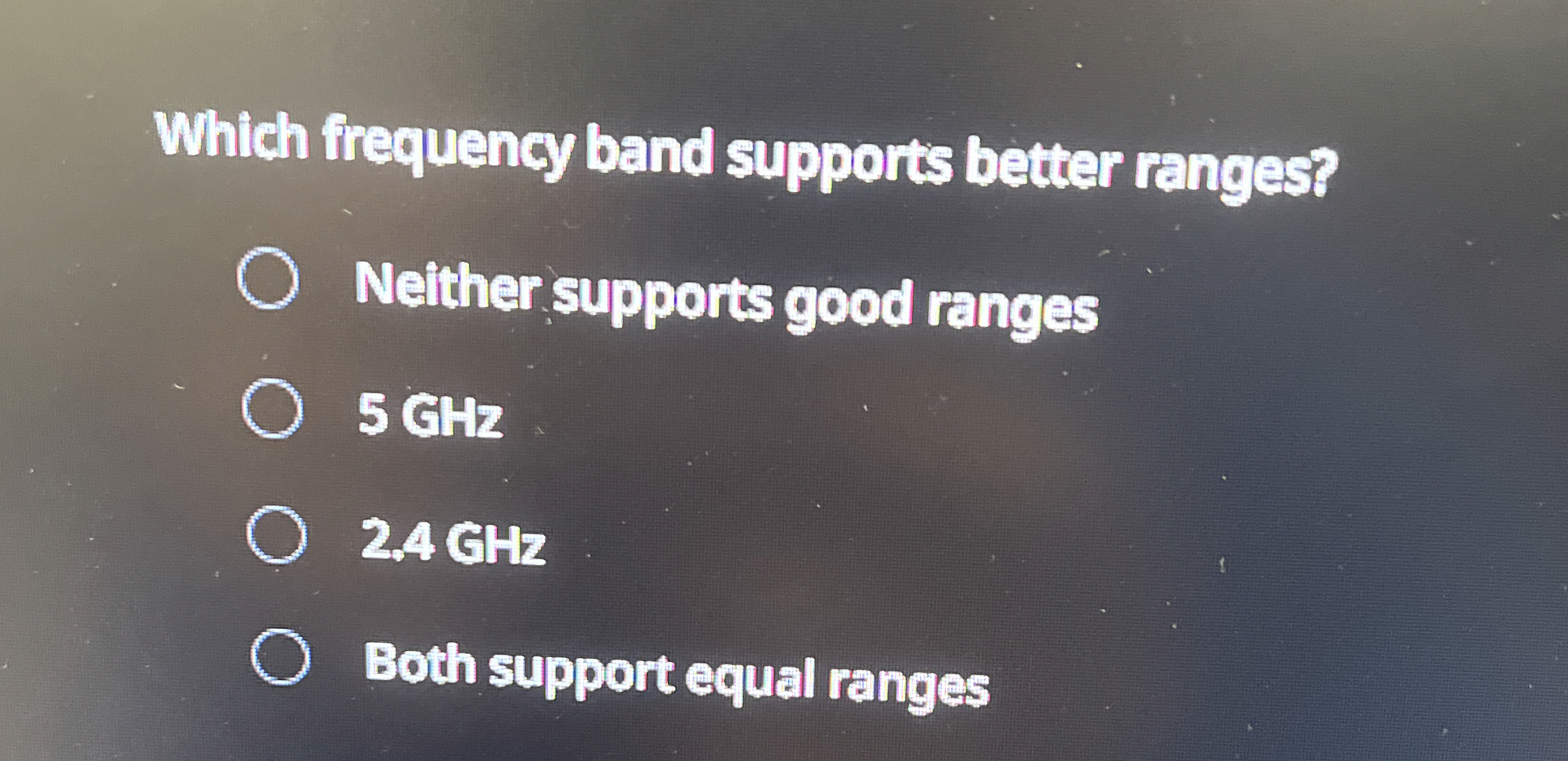 Which frequency band supports better ranges?