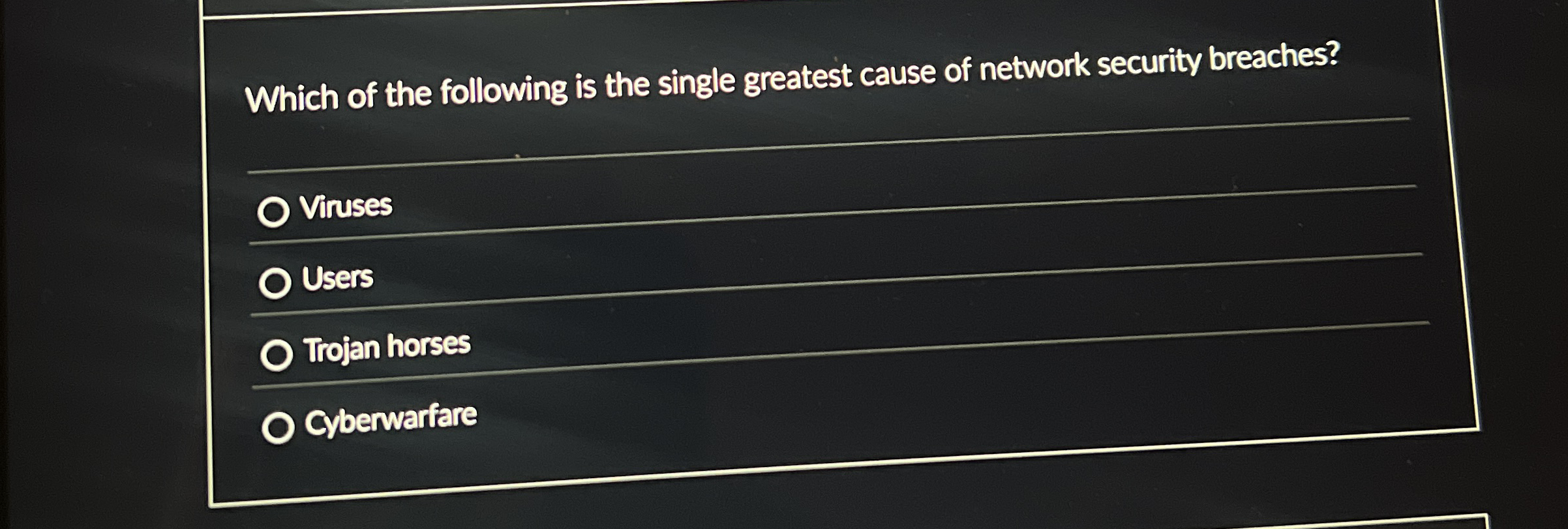 Which of the following is the single greatest