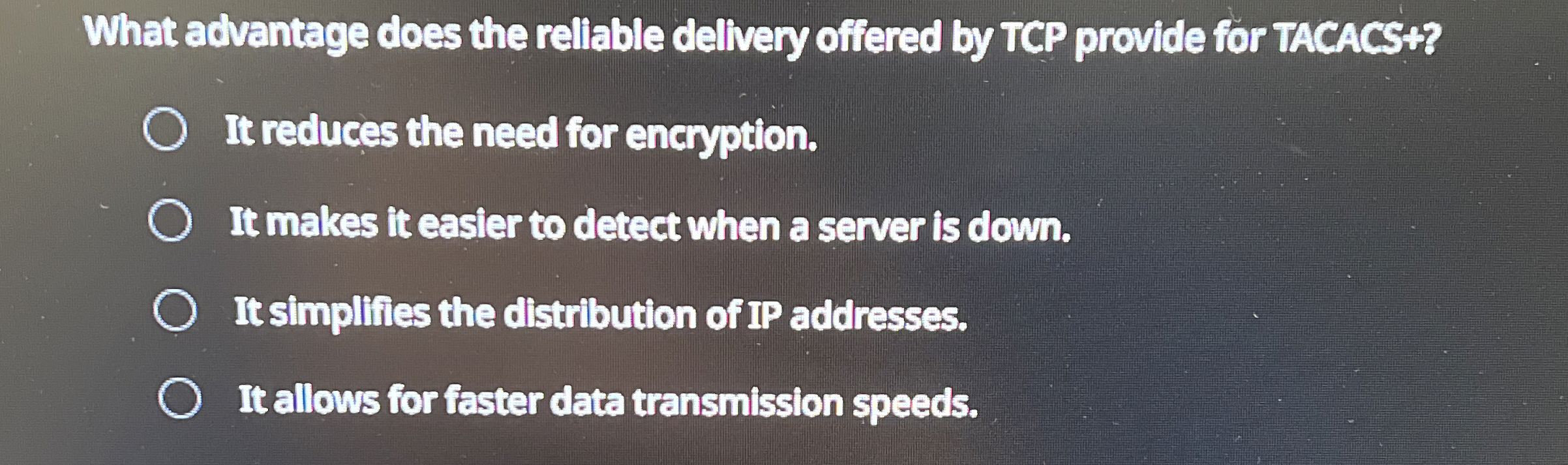 What advantage does the reliable delivery offered