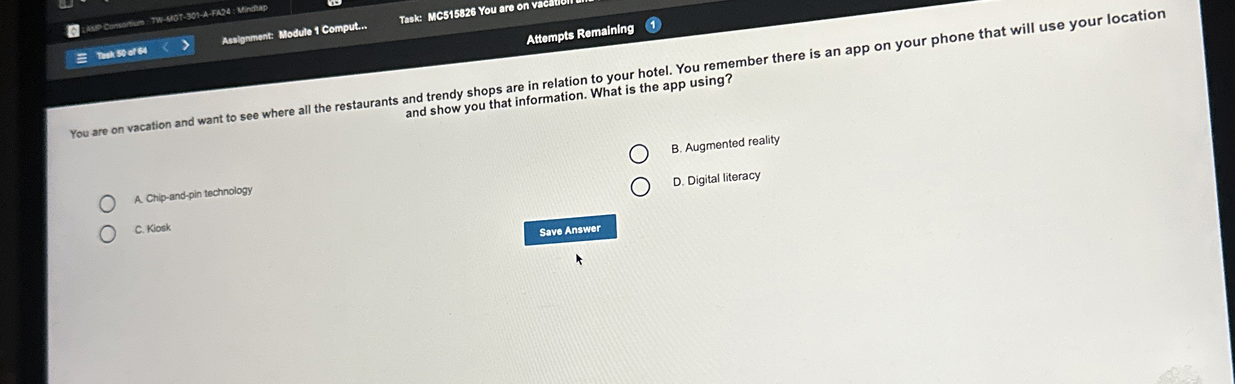 and show you that information. What is the app