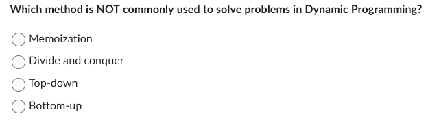 Which method is NOT commonly used to solve
