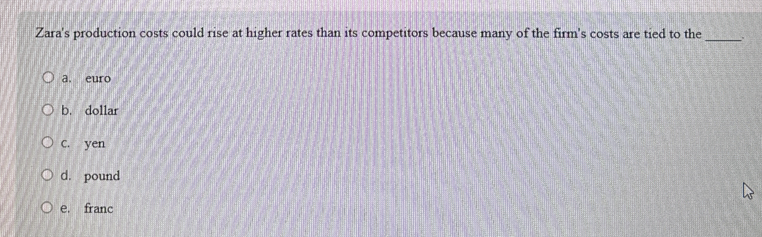Zara's production costs could rise at higher