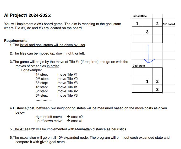 You will implement a 3 \ times 3 board game. The