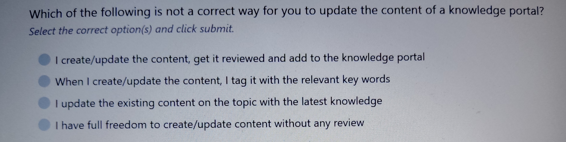 Which of the following is not a correct way for