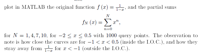 plot in MATLAB the original function f ( x ) = 1