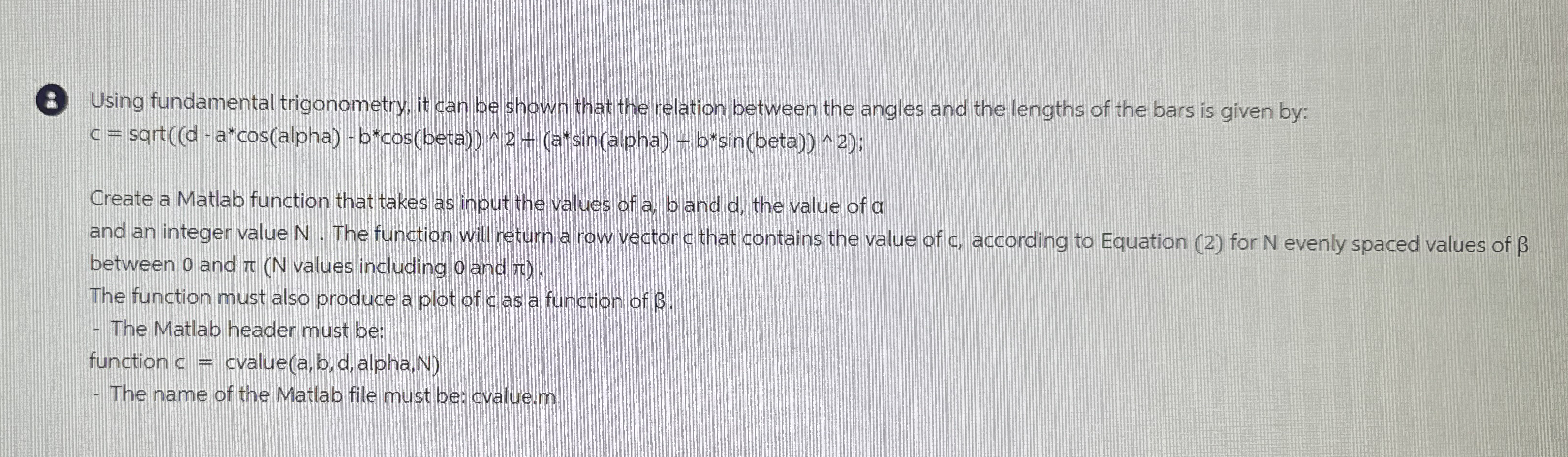 8 Using fundamental trigonometry, it can be shown