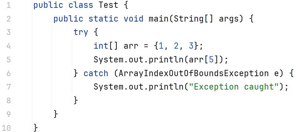 What will code output?public class Test { public